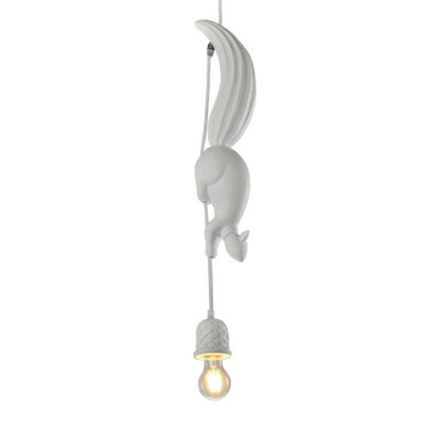 Pendant design lamp  SHERWOOD & ROBIN by Karman (White,  1 squirrel)