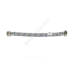 Подводка гибкая для воды нержавеющая оплетка ГИГАНТ 3/4" г-ш L=0.3м AQUALINE 04954