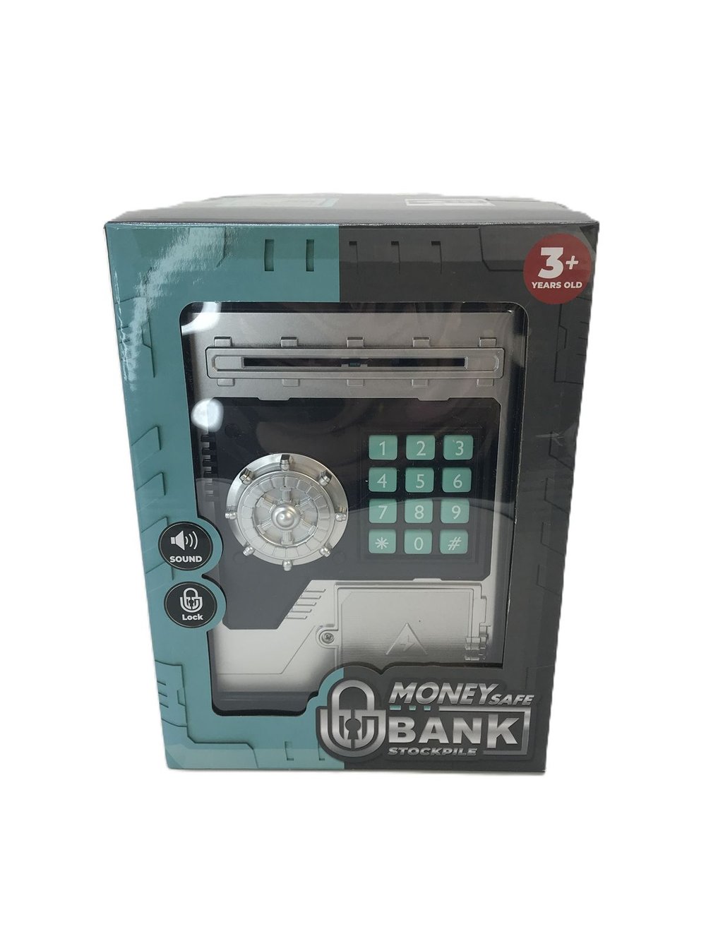 Игрушка Копилка Мой банк, цвет черный (WF-3021E)