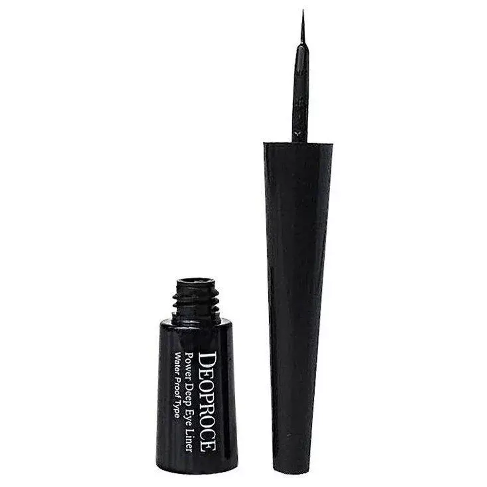 Deoproce Power Deep Eyeliner Жидкая подводка для глаз
