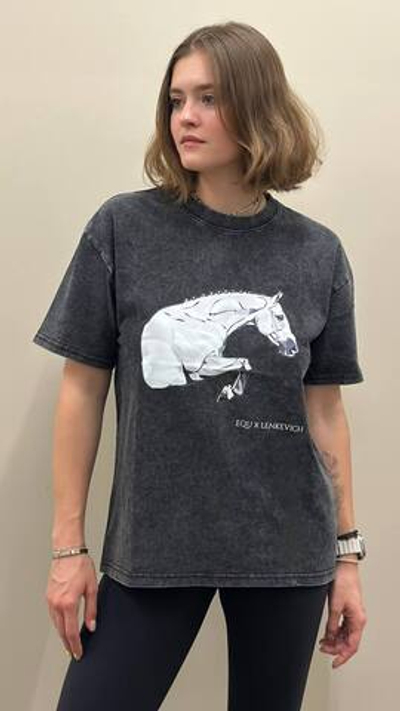 Футболка EQUxLenkevich (ткань варенка, серый)