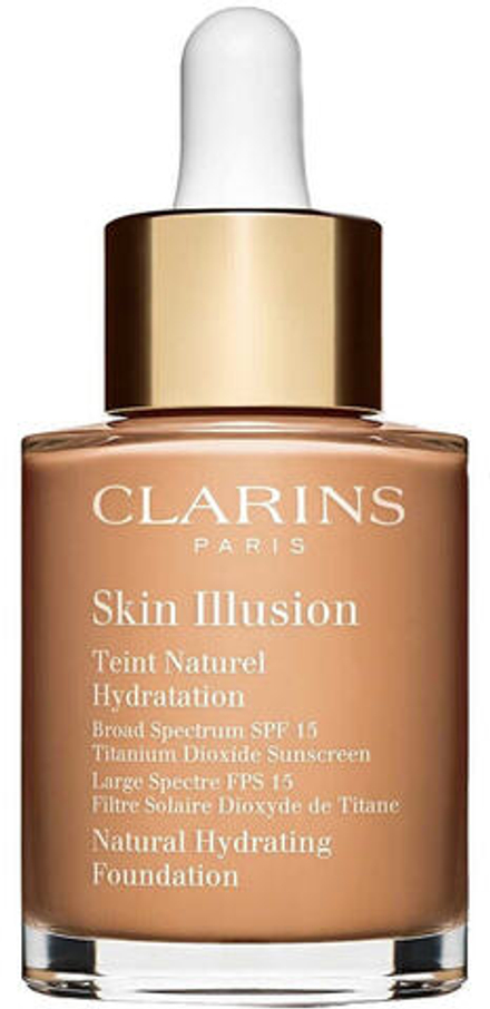 Clarins Skin Illusion Natural Hydrating Foundation SPF15, оттенок #113-chestnut, объем 30 мл