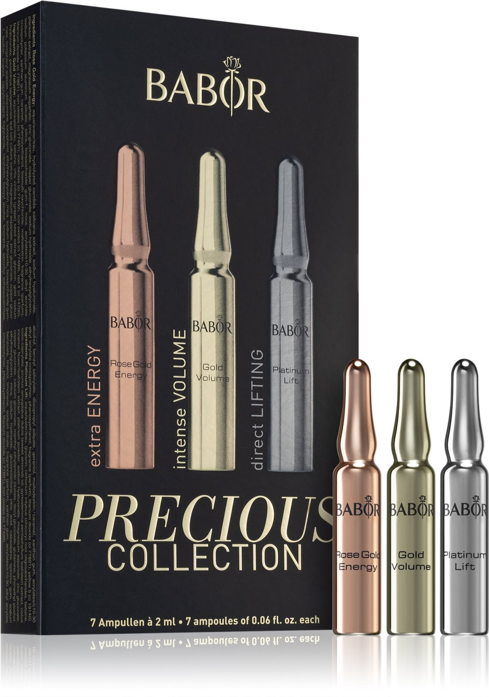 BABOR Ampoule Concentrates Precious Collection - концентрированная сыворотка для омоложения кожи /   7x2  ml  / GTIN 4015165347873
