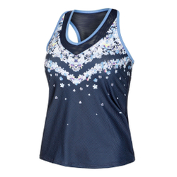 Женская теннисная майка Lucky in Love Forget Me Not With Bra Tank Top Women - Dark Blue, White