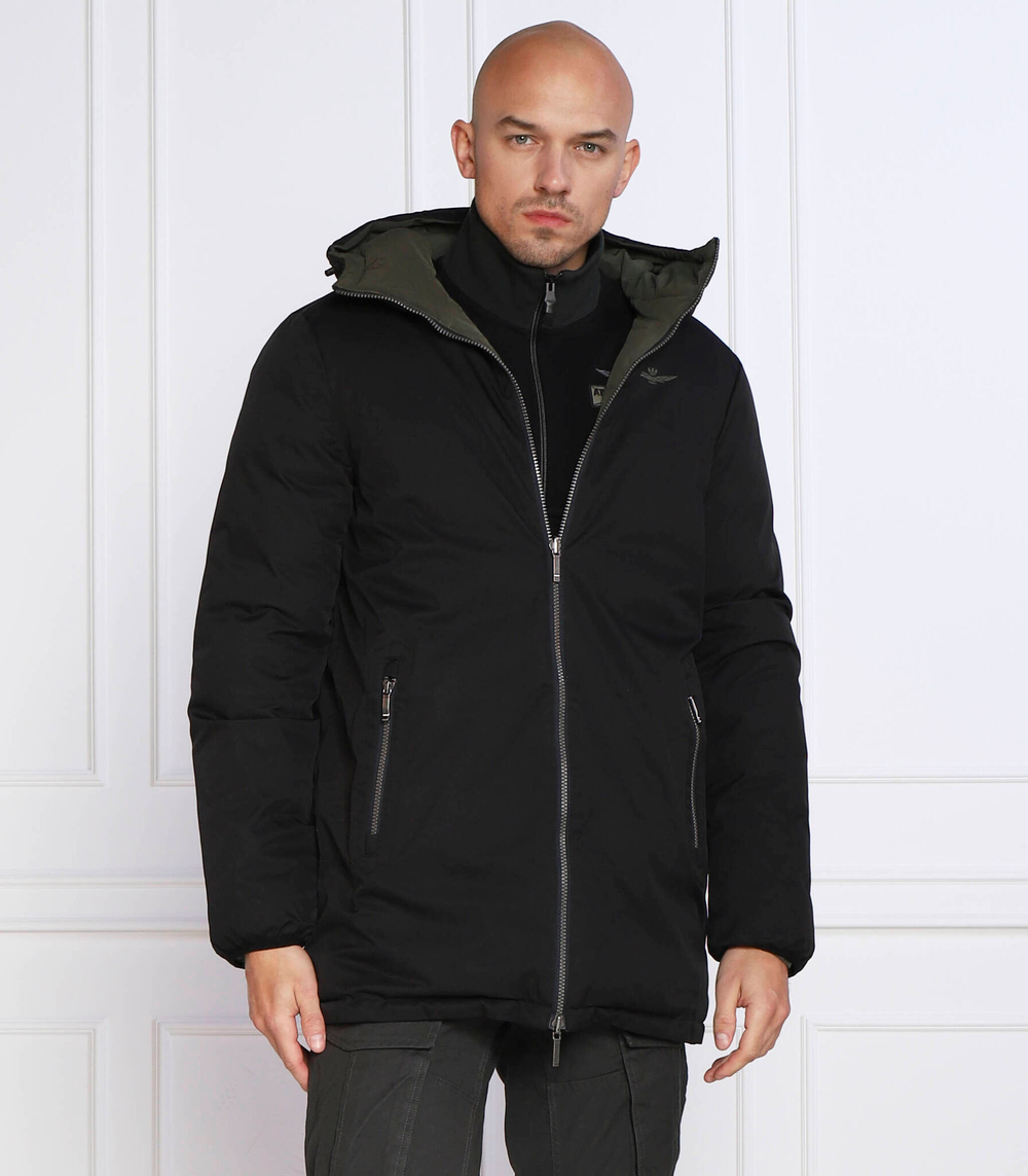 двухсторонняя куртка Aeronautica Militare - черный(AB2025CT3005)