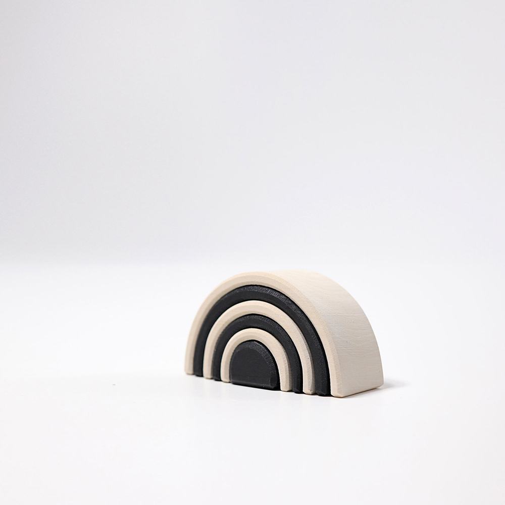Маленькая деревянная радуга "Монохром" 6 деталей