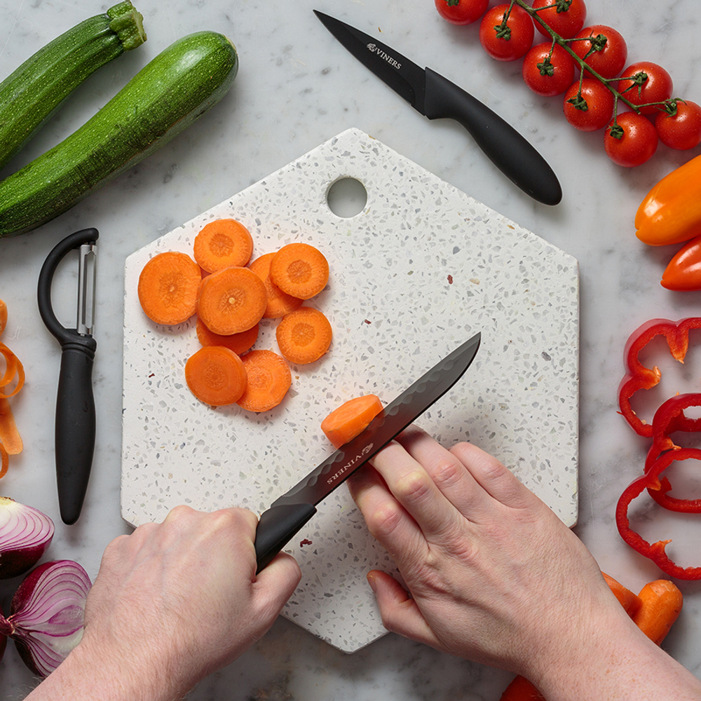 Набор из 3 ножей и овощечистки everyday