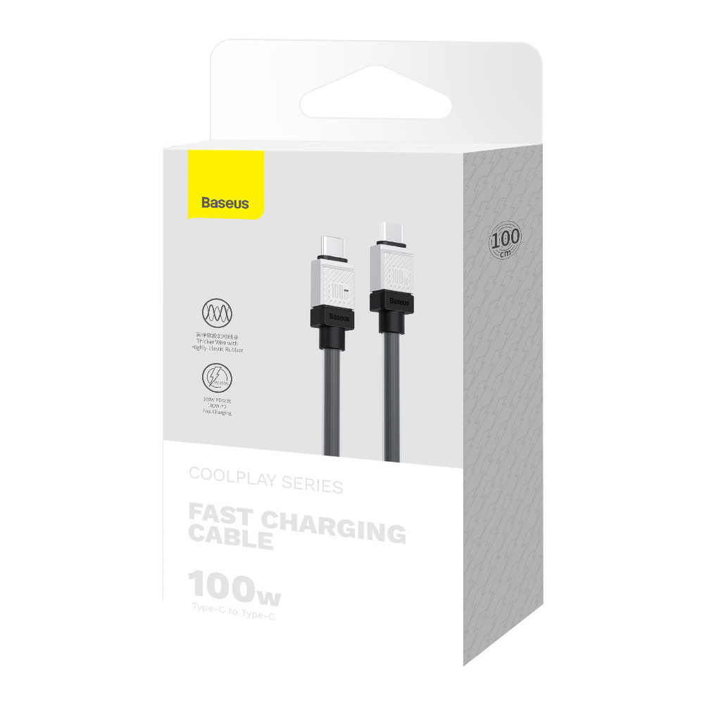 USB-C Кабель Baseus CoolPlay Charging+Data 100W 1m - Black