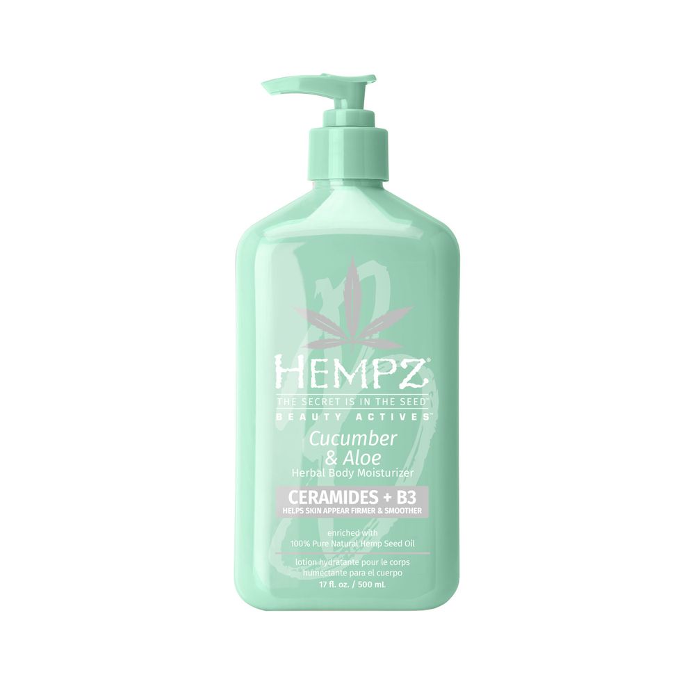 Hempz cucumber &amp; aloe ceramides + b3 500ml