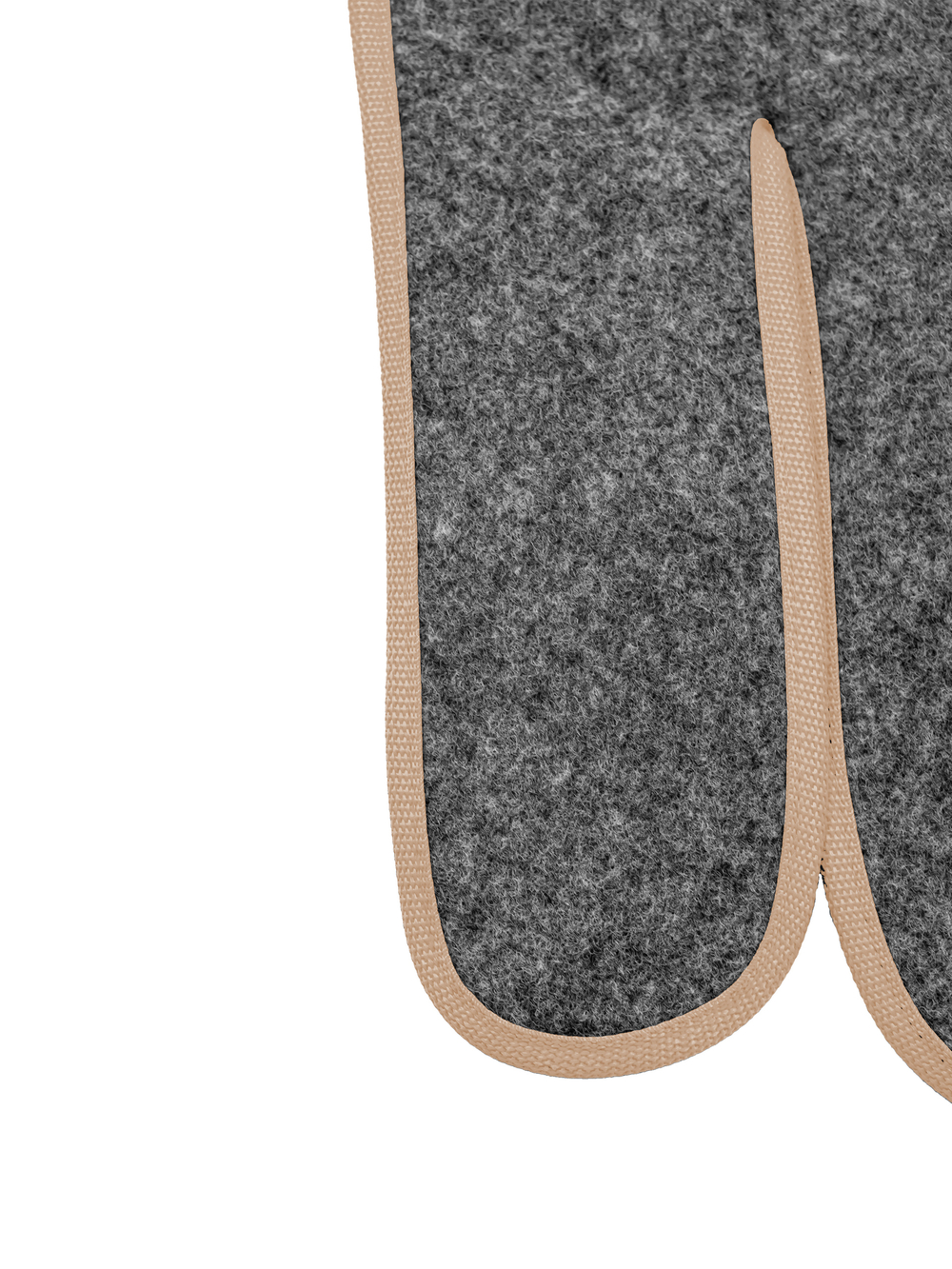 Ковры RENAULT T (автомат) (экокожа, бежевый, бежевый кант, красная вышивка)