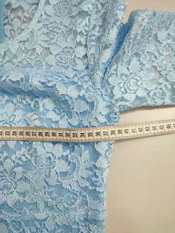 Платье Deniza гипюровое голубое 42 размер, новое