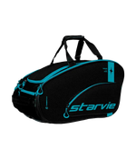 Сумка для падел Starvie Racing Drax Black-Blue 2025, термокарманы и премиальный дизайн