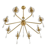 8319/8 CLASSI шампань/прозрачный, металл/хрусталь Люстра E14 8*40W 220V SEVERINA