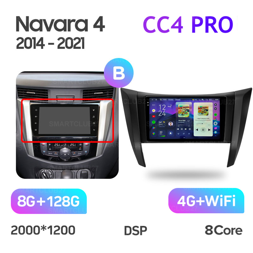 Teyes CC4 Pro 9" для Nissan Navara 2014-2021