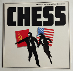 Винтажная виниловая пластинка LP Chess (Broadway Cast Recording) (Sweden 1988)