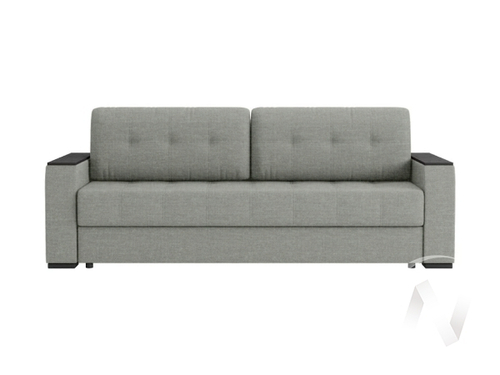 Диван прямой Мальта 2 (БД) Пантограф Aqua 33(светло-серый)/Aqua38(темно-серый)/Aqua 33(светло-серый)