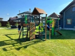 Детская площадка Спорт 2 с качелями гнездо 100см