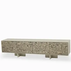 ТВ-Тумба Maleka 220 см, серый меламин