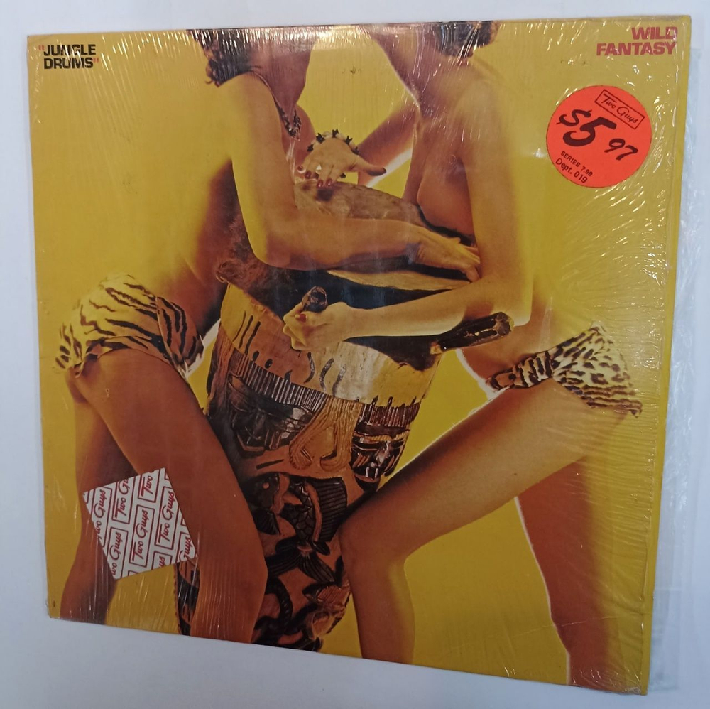 Винтажная виниловая пластинка Wild Fantasy Jungle Drums (US 1978)
