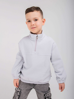 Олимпийка флисовая "Серебро"