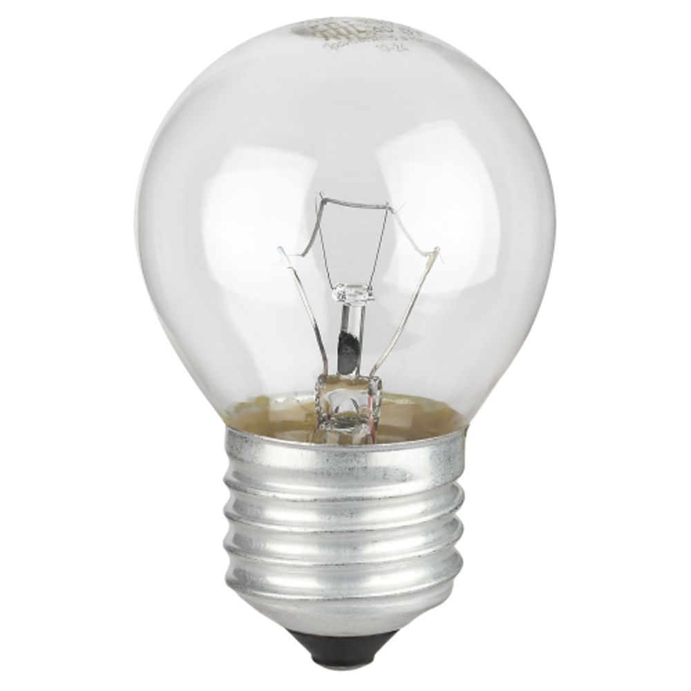 Лампочка ЭРА P45 60Вт Е27 / E27 230В накаливания шар прозрачный