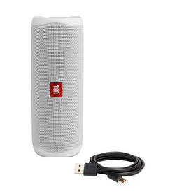 Портативная колонка JBL Flip 5 белая (JBLFLIP5WHT)