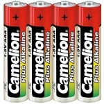 Батарейка алкалиновая Camelion LR3, тип AAA (спайка, 4 шт)(15/300)