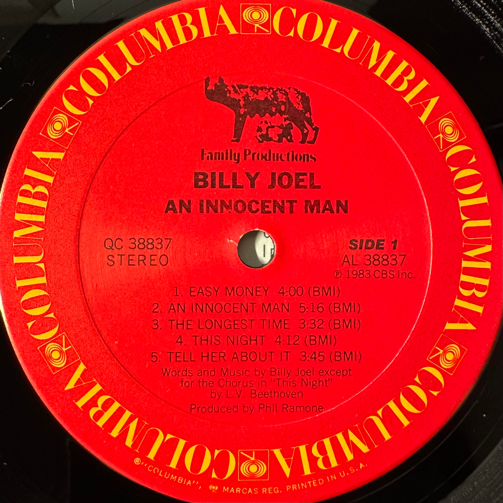 Billy Joel ‎– An Innocent Man (США 1983г.)