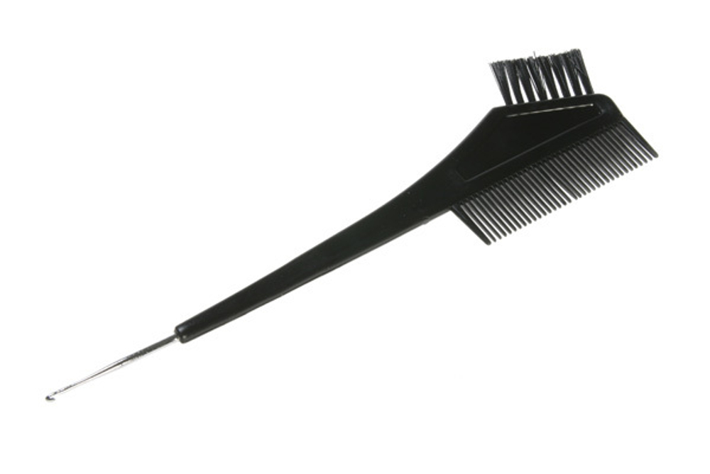 Sibel Кисть для окраски волос Black Comb+Hook с крючком