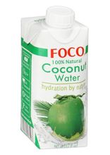 Вода кокосовая FOCO Original, без сахара 330 мл