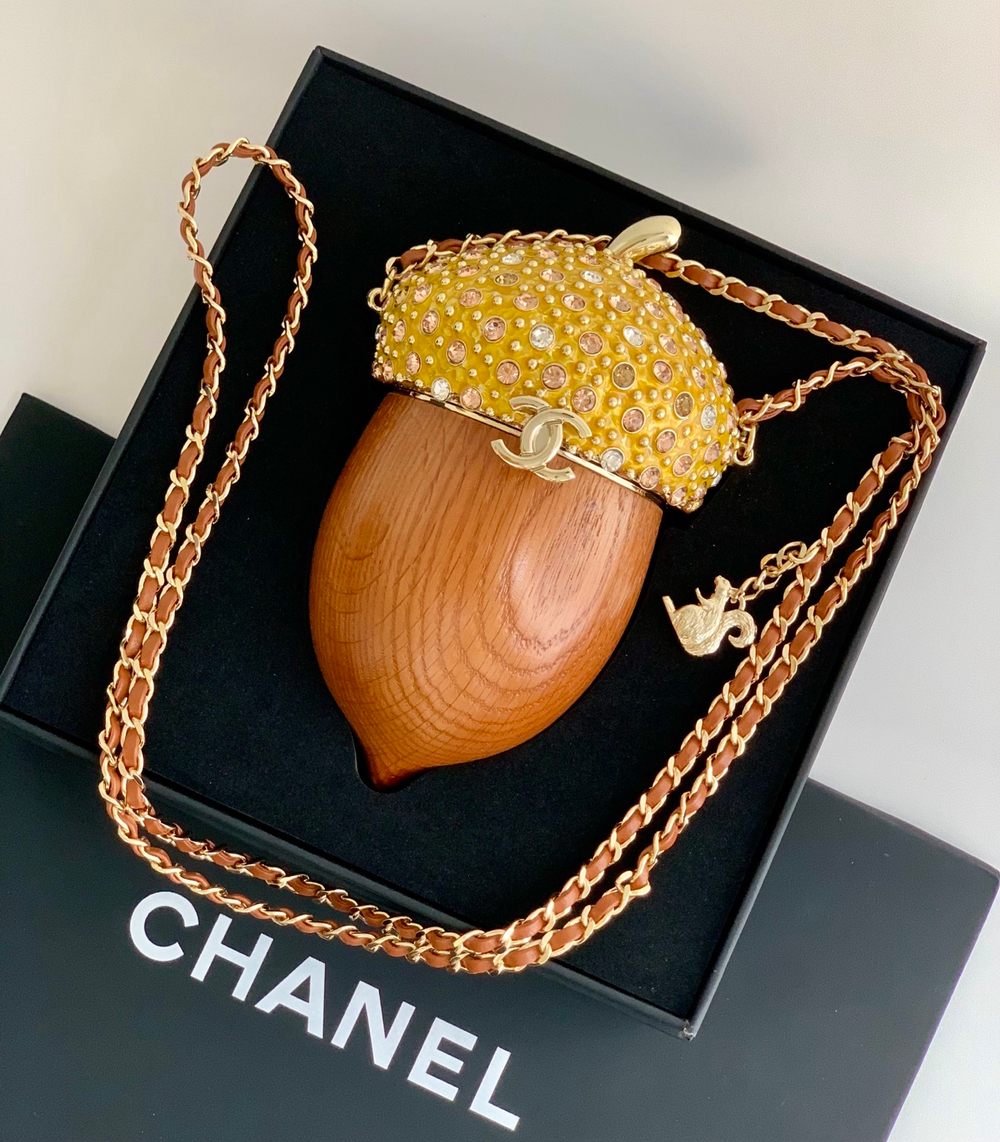 Chanel Acorn Minaudiere 17 cm