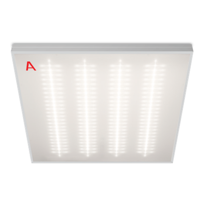 Светильник ОФИС ДВО01-052 с БАП EM3 36Вт 4000К IP40 Микропризма 4400лм 595х595х40мм WOLTA PRO