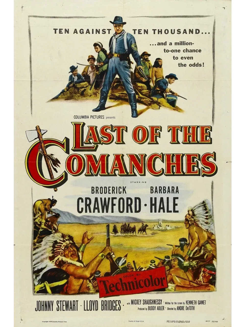 Последний из команчей (1953) (КИНО USB)