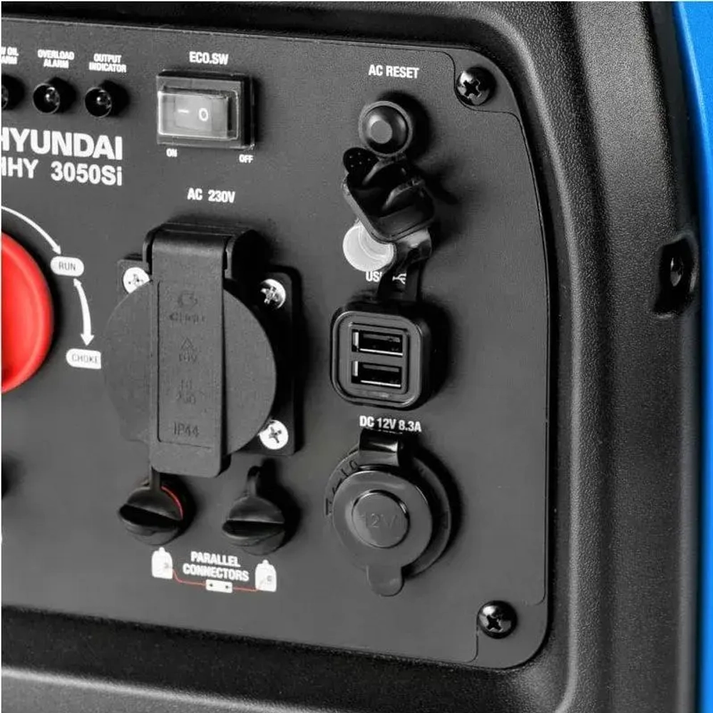 Генератор бензиновый инверторный Hyundai HHY 3050Si, 3,3 кВт, 220 В