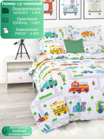 Постельное белье 1 5 спальное, постельное белье детское, постельное белье 1 5 спальное для мальчика, поплин, 100% хлопок, наволочки 70х70
