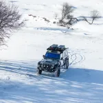Платформа на крышу Arcane Warrior M'LinkX для Jeep Wrangler JL 2017-2023 Джип Вранглер багажник стремянка крыша