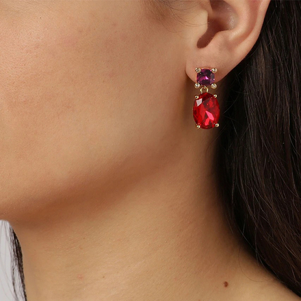 Серьги Dyrberg Kern ANTONIA SG RED 390059