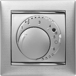 Терморегулятор для тёплого пола 16А 250В - алюминий Valena Classic LEGRAND