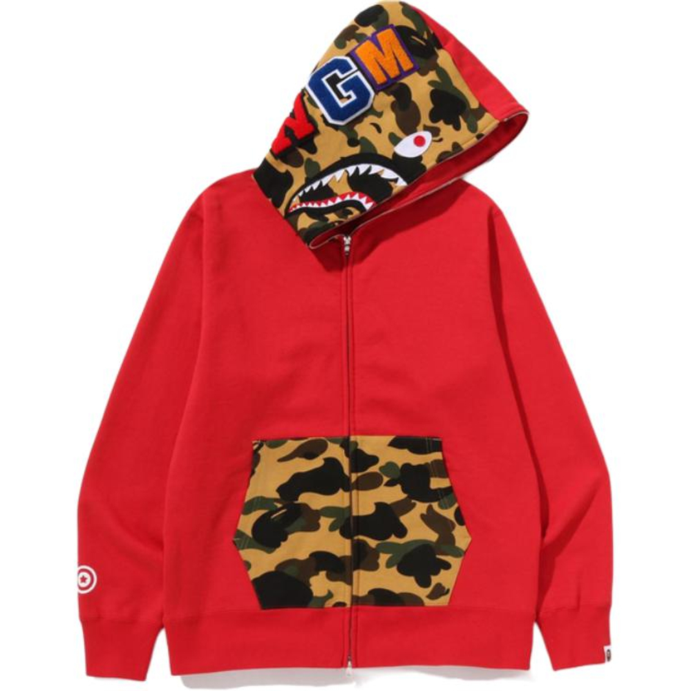A Bathing Ape Bathing Ape Sweatshirts Cotton Moderate No Fleece Lined Regular Zip Closure 0zxswmx05151p