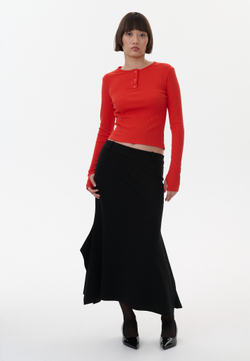 Юбка с разрезами