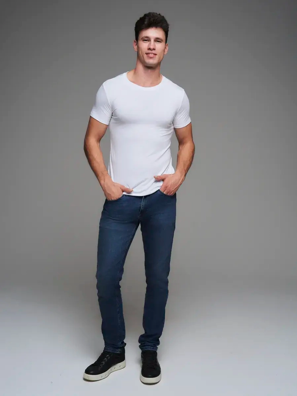 Футболка спортивная однотонная