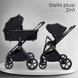 Детская коляска Sweet Baby Stella Plus 2 в 1 Black