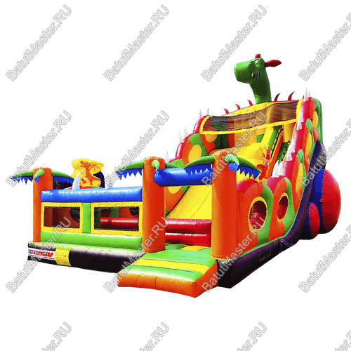 Батут-горка "Дракон 2", 11*6*8,5 м