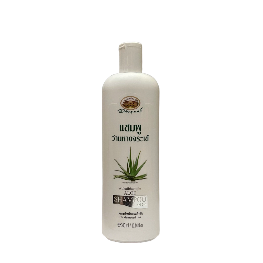 Шампунь Abhaibhubejhr (Абхай) Aloe Shampoo Алоэ для сухих и поврежденных волос 300 мл