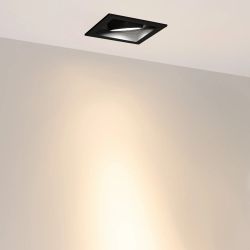 Светильник MS-VORTEX-BUILT-S117x117-20W Warm3000 (BK-BK, 20 deg, 230V) (Arlight, IP20 Металл, 5 лет) 058363