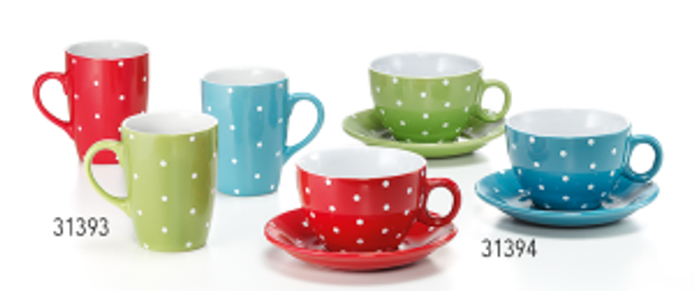 Чашка для каппуччино "Парвати" (голубая)