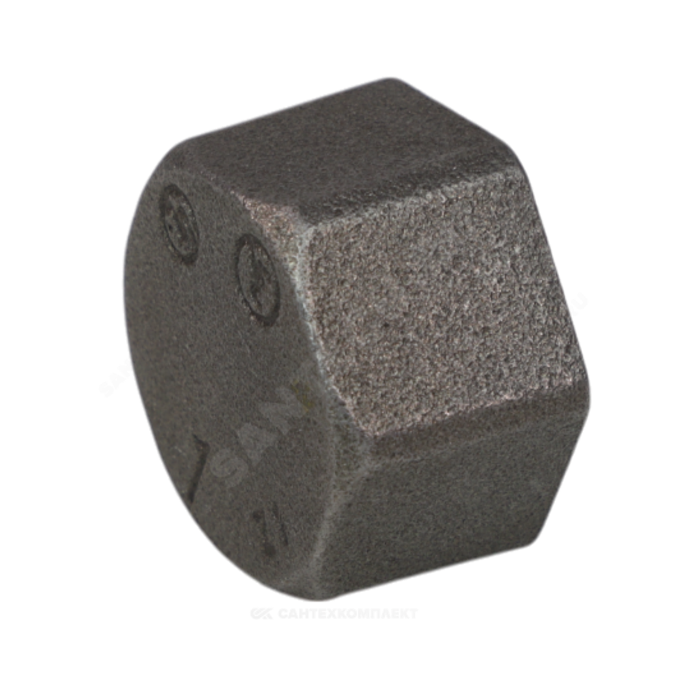Заглушка чугун Ду 40 (1 1/2") ВР Fittex PLUS