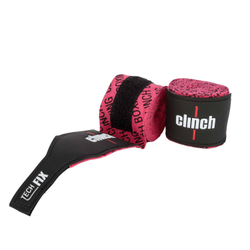 Бинты эластичные Clinch Boxing Crepe Bandage Tech Fix розовые C140