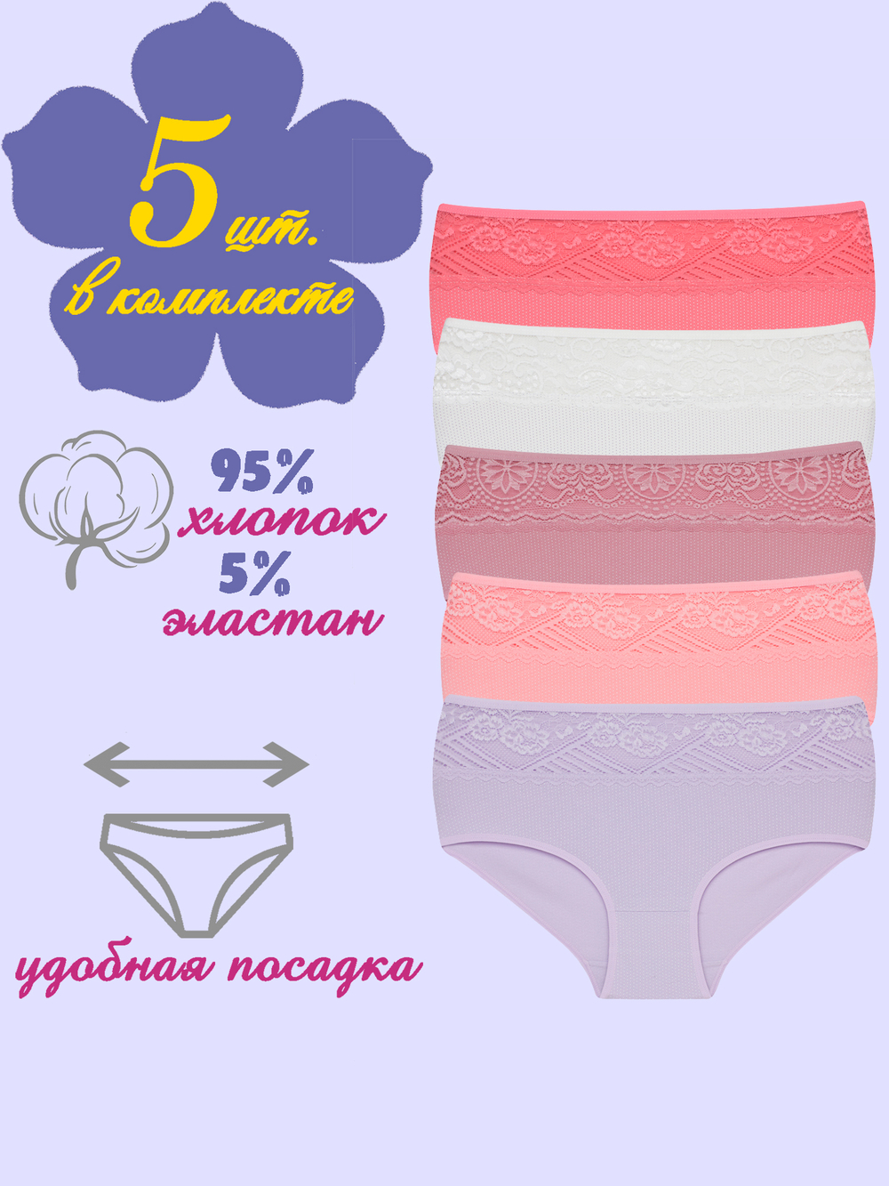 Трусы женские