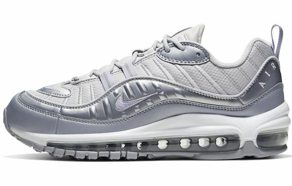 Кроссовки Nike Air Max 98 Metallic Silver (Женская размерная сетка)